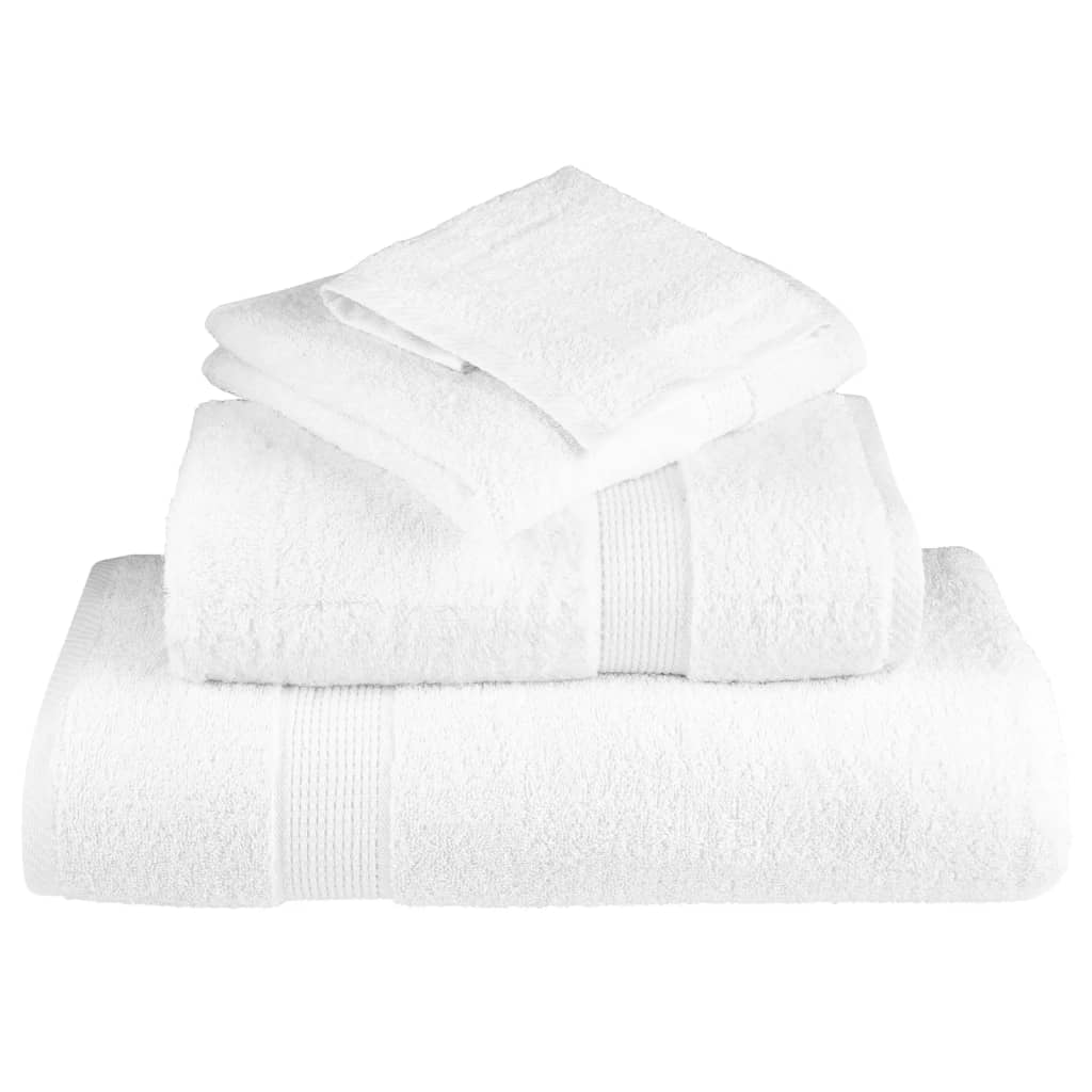 Towels 8 pcs. premium solund 600 g/m2 - white, 1 - number 4.