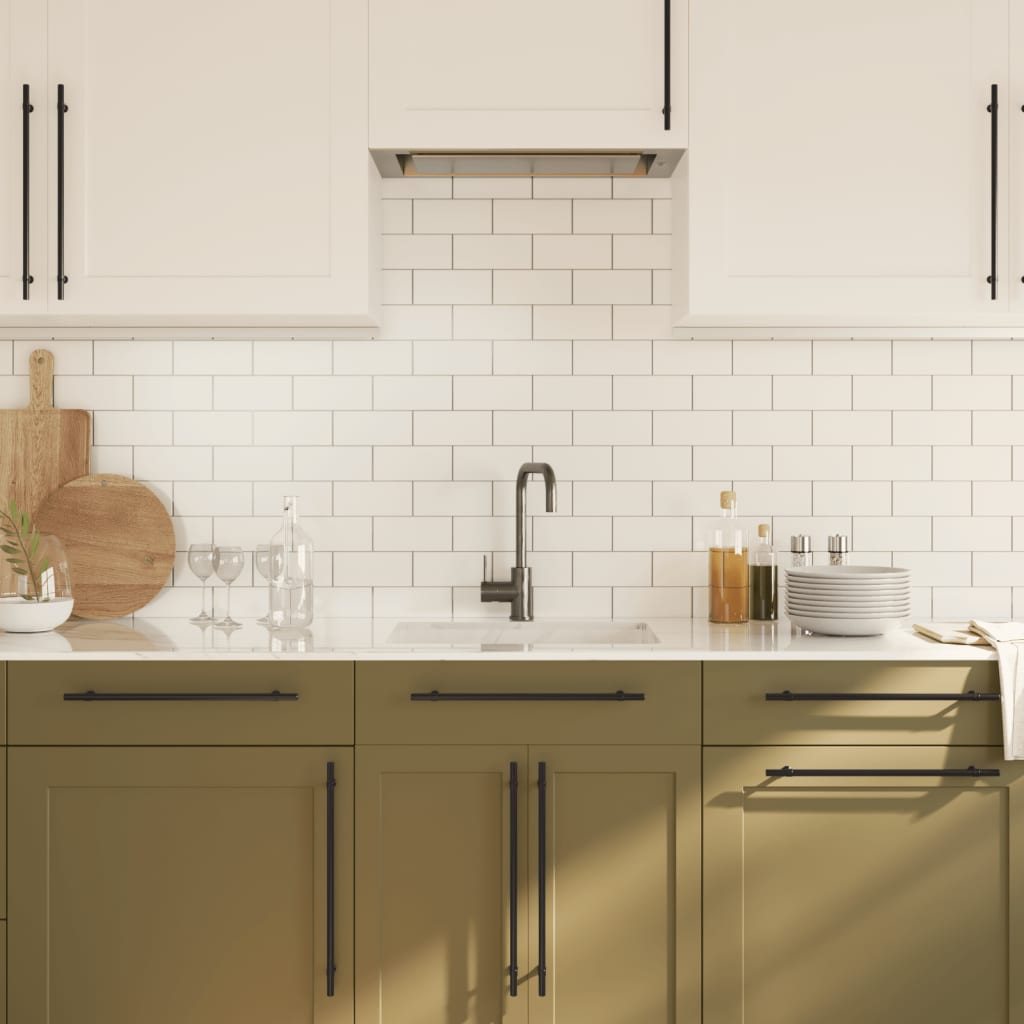 Skabshåndtag stk. rustfrit stål - sort, 320 mm, 20 - number 4.