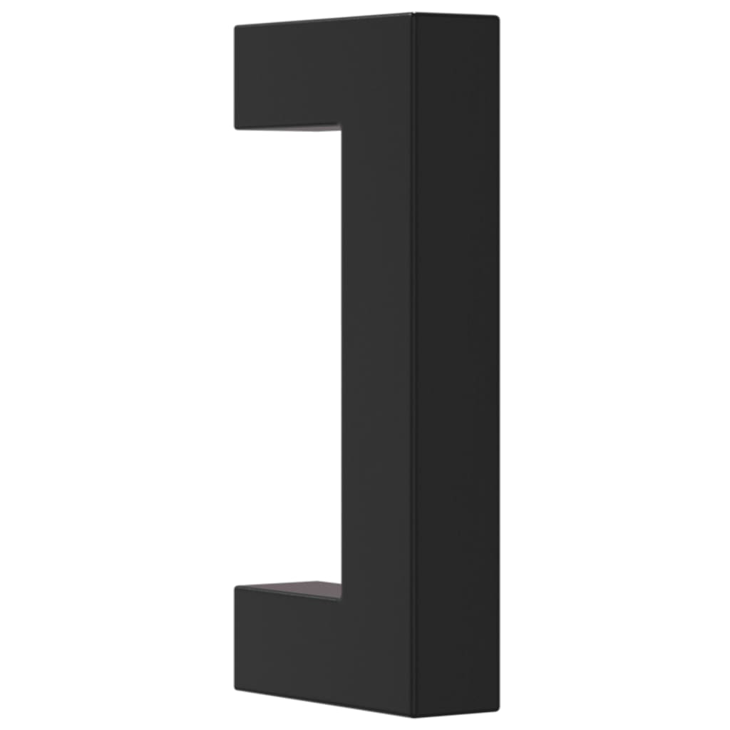 Skabshåndtag stk. rustfrit stål - sort, 64 mm, 20 - number 3.