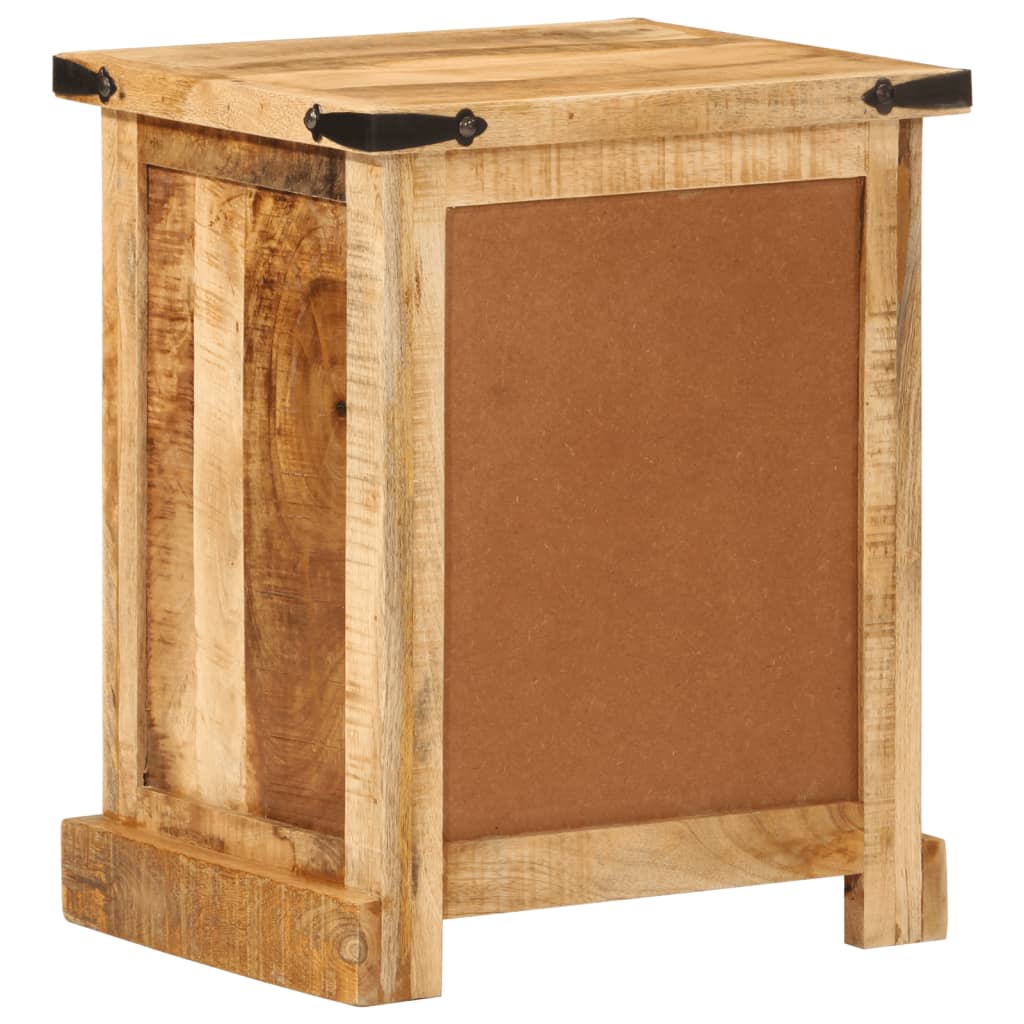 Stolik nocny 40x35x50 cm lite drewno mango - number 5.