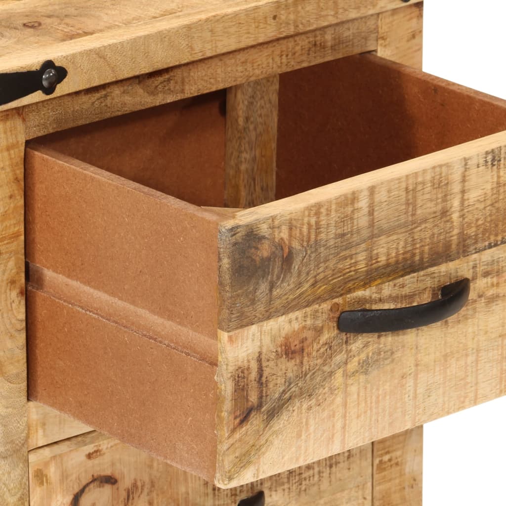 Stolik nocny 40x35x50 cm lite drewno mango - number 8.