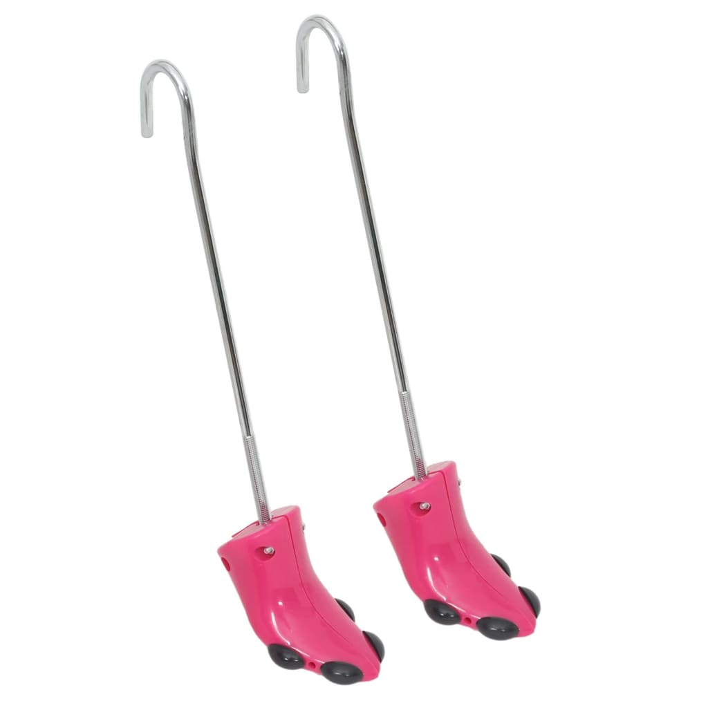 Embauchoirs pour bottes avec chausse-pieds taille 34-40 plastique rose - number 3.