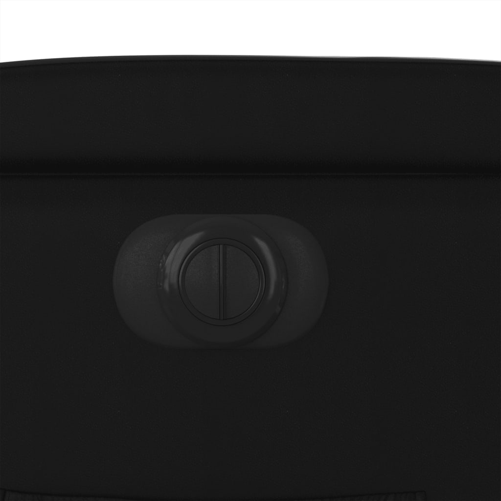 Eldrevet lænestol kunstlæder sort - number 12.