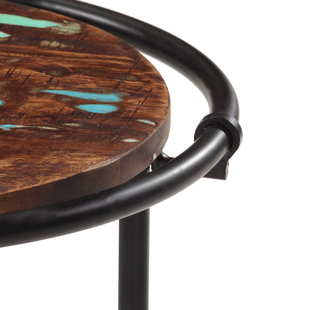 Depozitni stolovi 3 kom. čvrsto reciklirano drvo - number 7.