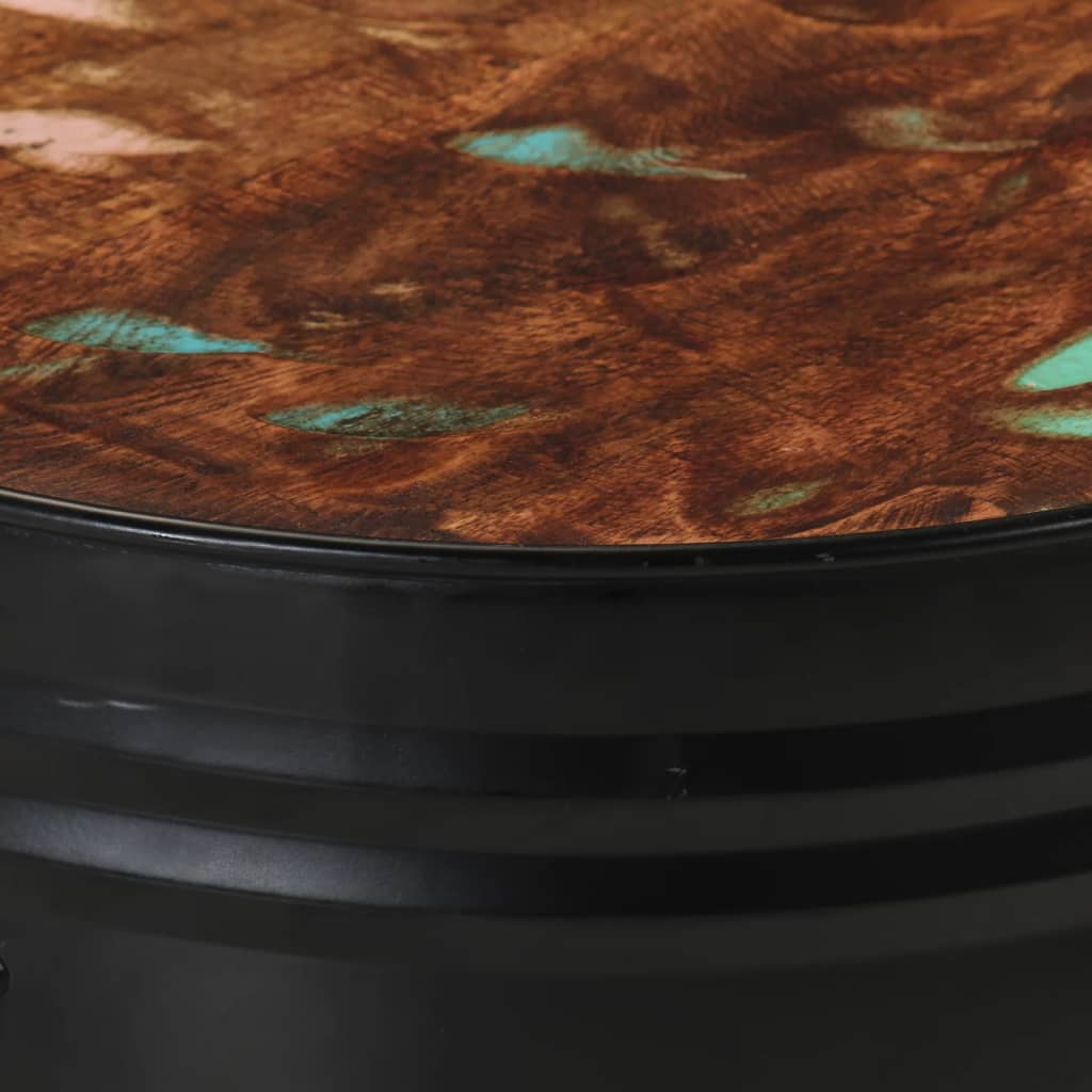 Barborde 3 stk. trommeformet massivt akacietræ - number 8.