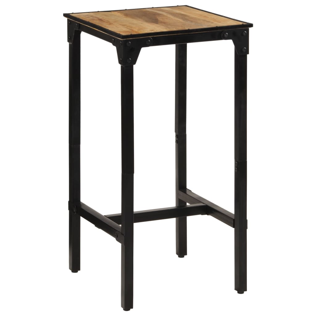 Barbord massivt ru mangotræ - 60 x 55 x 107 cm, 1 - number 1.