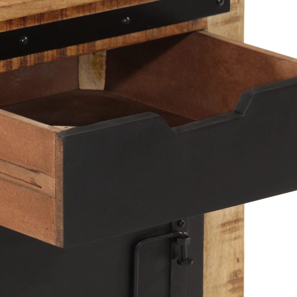 Noćni ormarić 45x40x45 cm puno mango drvo - 45x40x45 cm (šxdxv) - number 7.