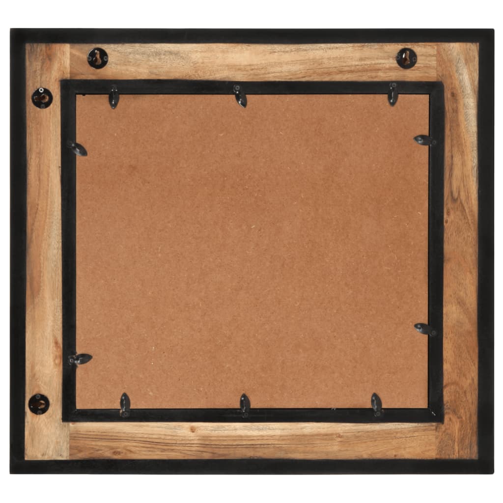 Lustro łazienkowe 60x1x55 cm lite drewno akacjowe - number 3.