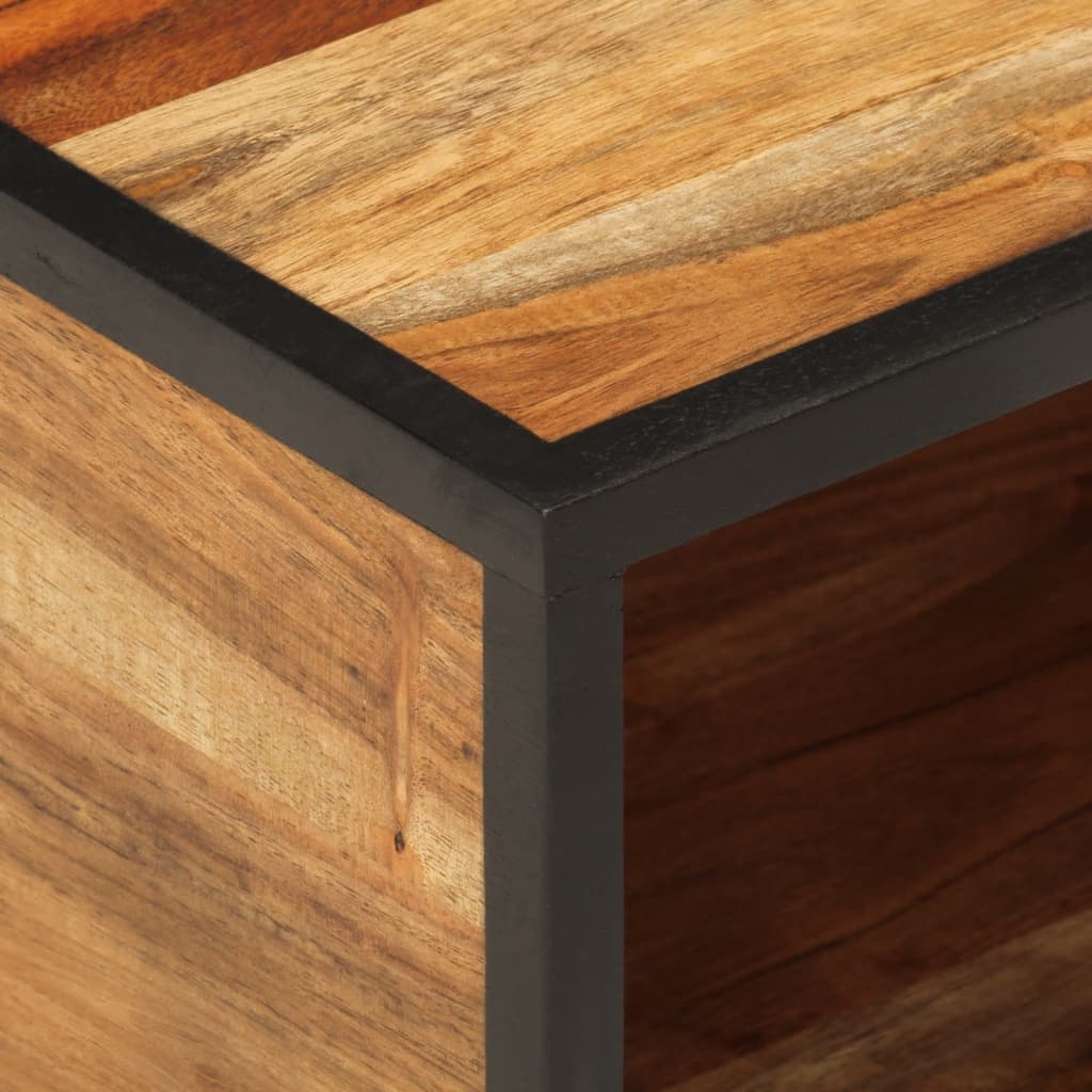 Zidni noćni ormarić 35x35x20 cm puno bagremovo drvo - number 6.