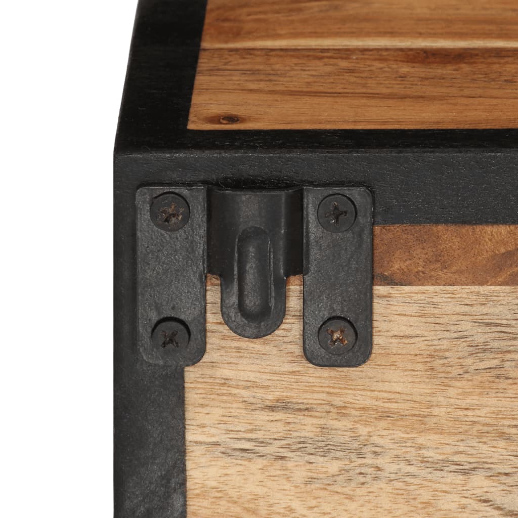 Zidni noćni ormarić 35x35x20 cm puno bagremovo drvo - number 8.