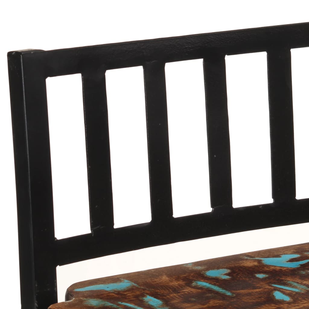 Bar stołki komputery. masywne drzewo recyklingowe - 4, reclaged z litego drewna - number 9.