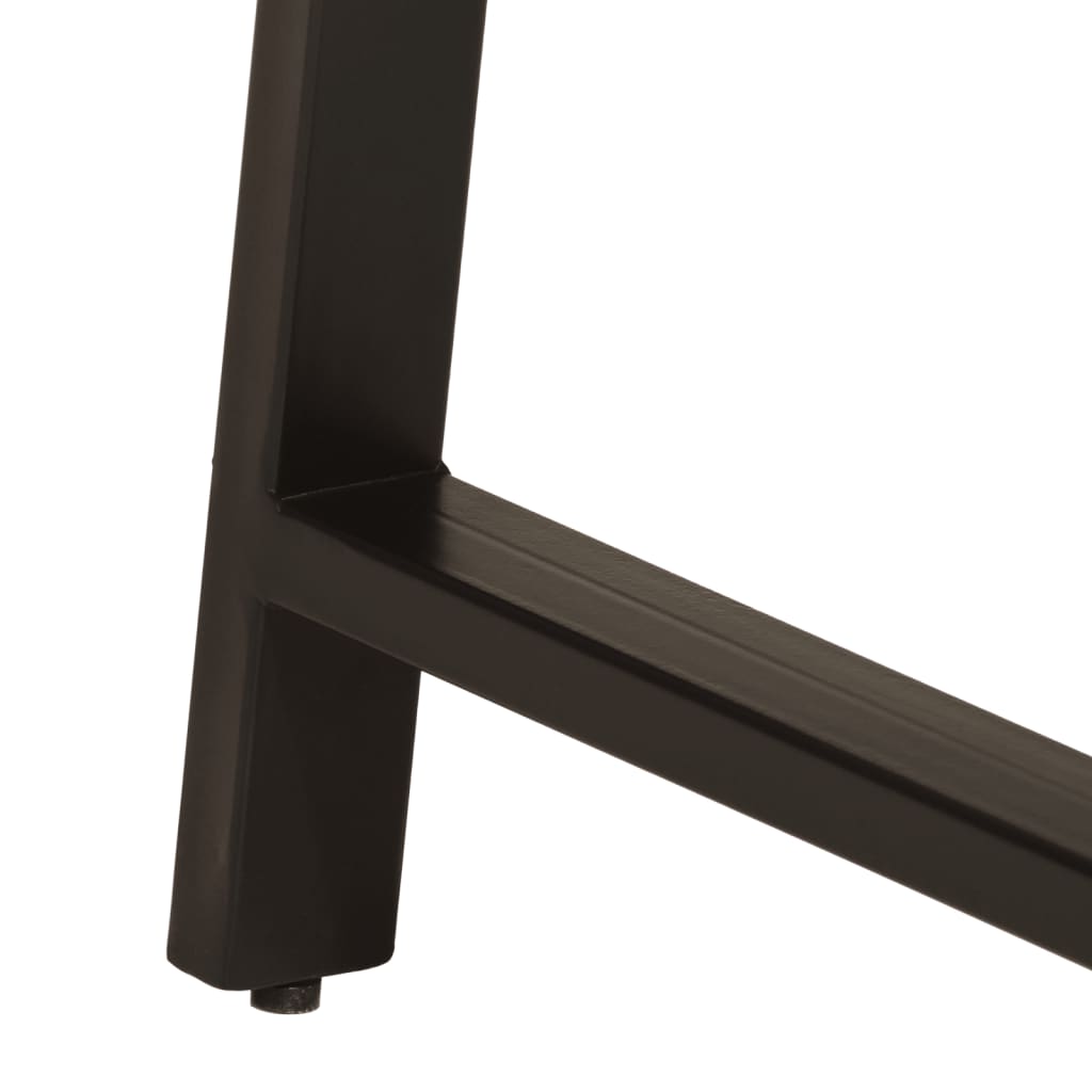 Skrivebord med skuffer 105x55x70 cm fast mango tre og jern - number 7.