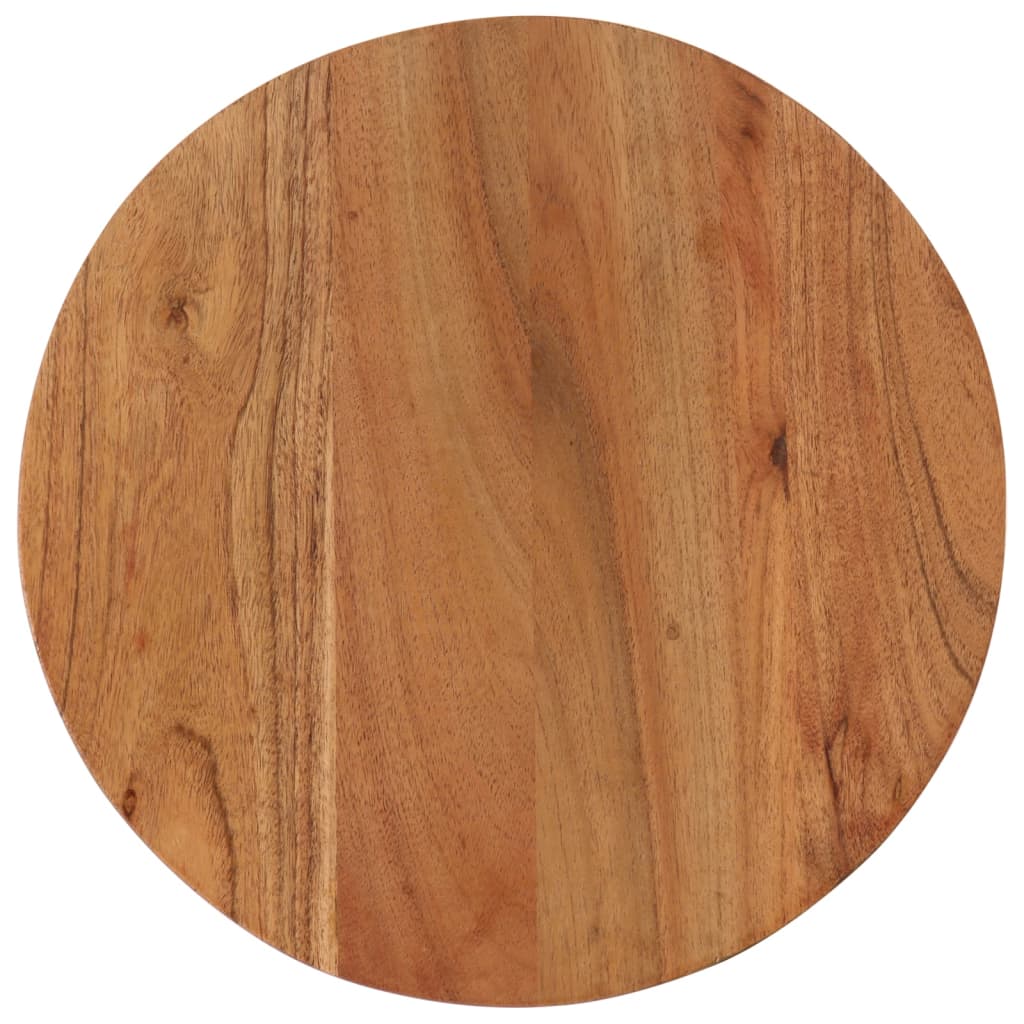 Stolik kawowy z litego drewna akacjowego i żelaza - number 3.