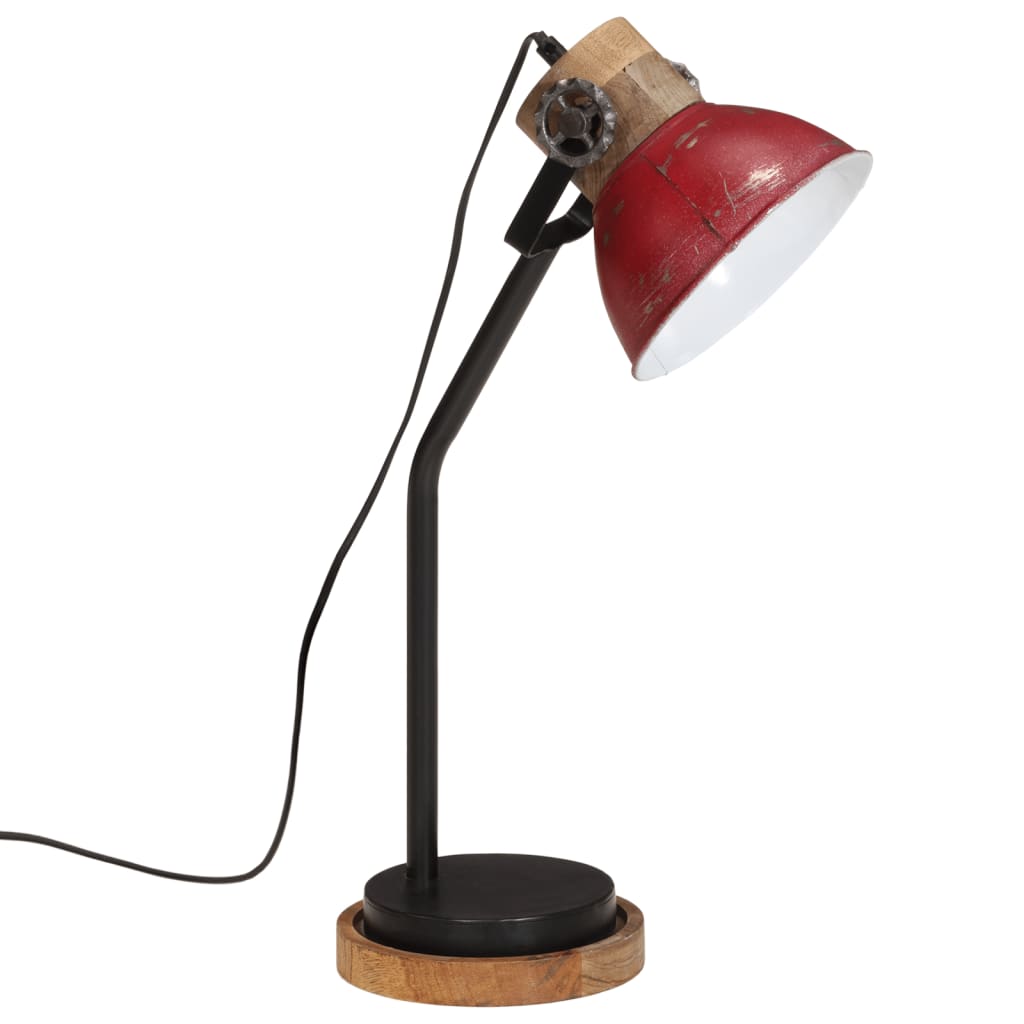 Desk lamp 25 w 18x18x60 cm e27 rustic - red, 1 - number 2.