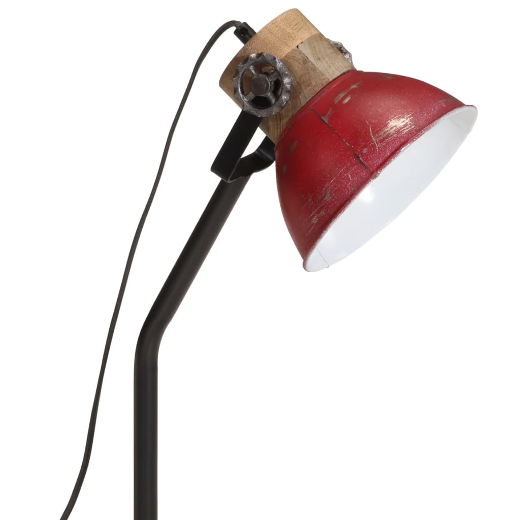 Desk lamp 25 w 18x18x60 cm e27 rustic - red, 1 - number 7.
