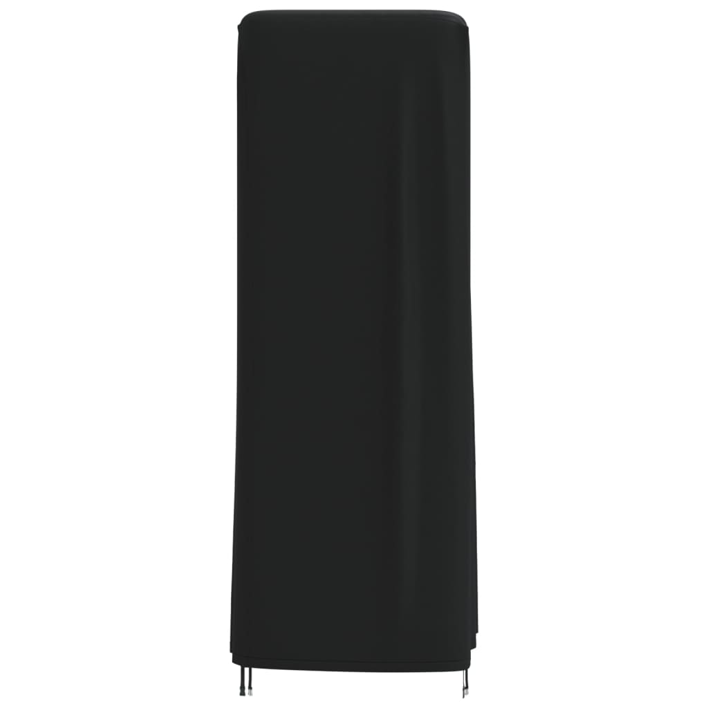 Pokrowiec na stół do tenisa stołowego 165x70x185 cm tkanina 420d oxford czarny - number 4.