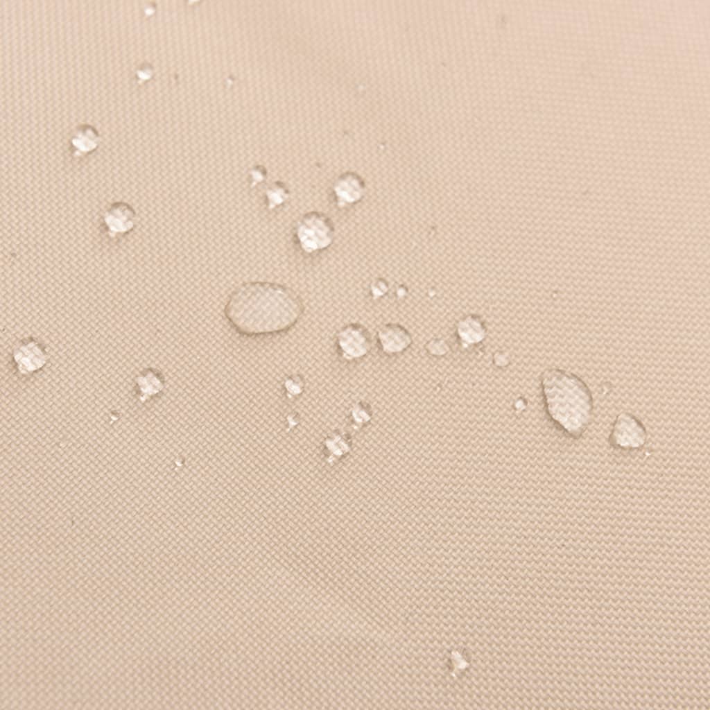 Overtræk til havemøbler ø rundt 600d oxfordstof beige - 244 x 71 cm, 1 - number 5.