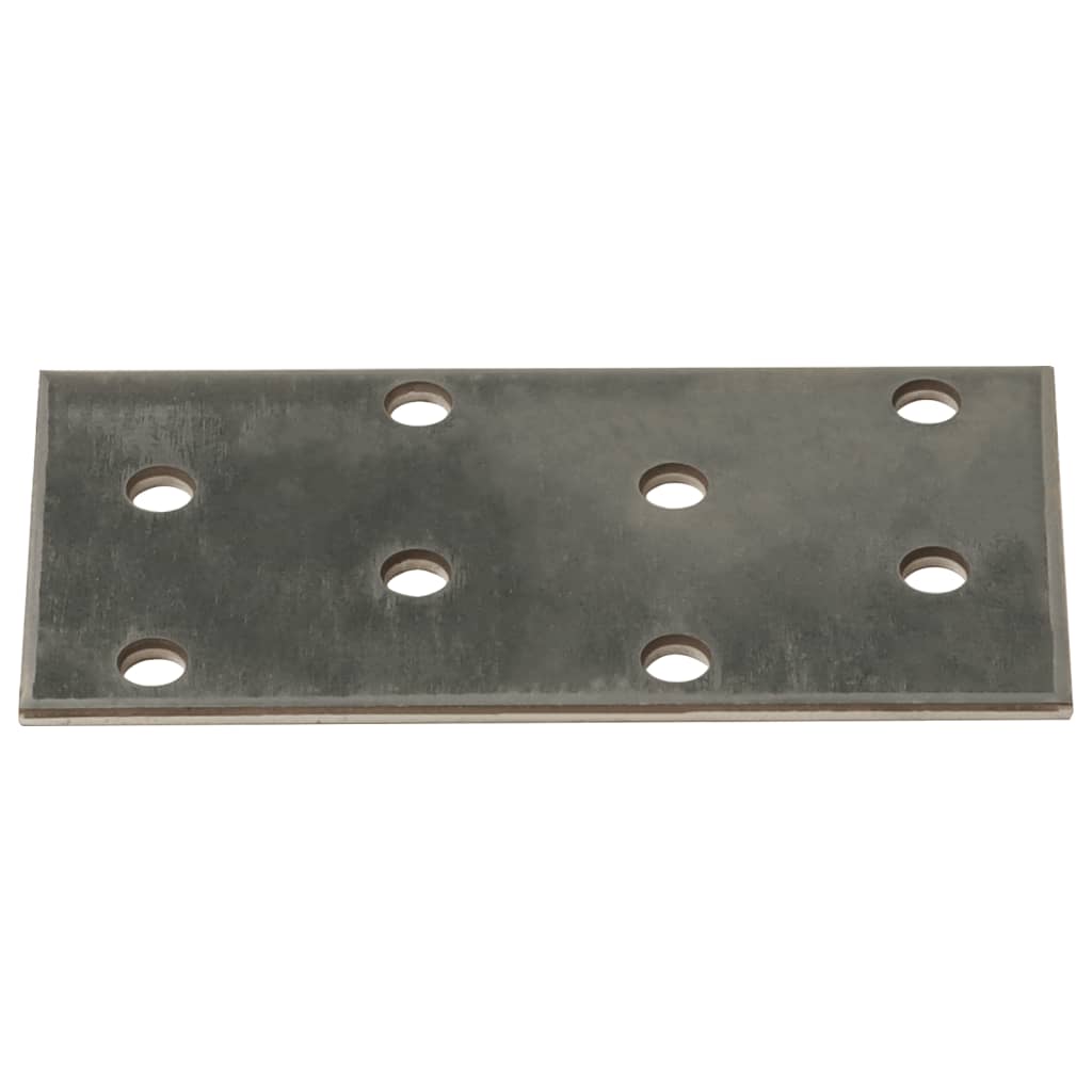 Perforerede plader 60 stk. 2 mm galvaniseret stål - 80 x 40 mm, 1 - number 4.