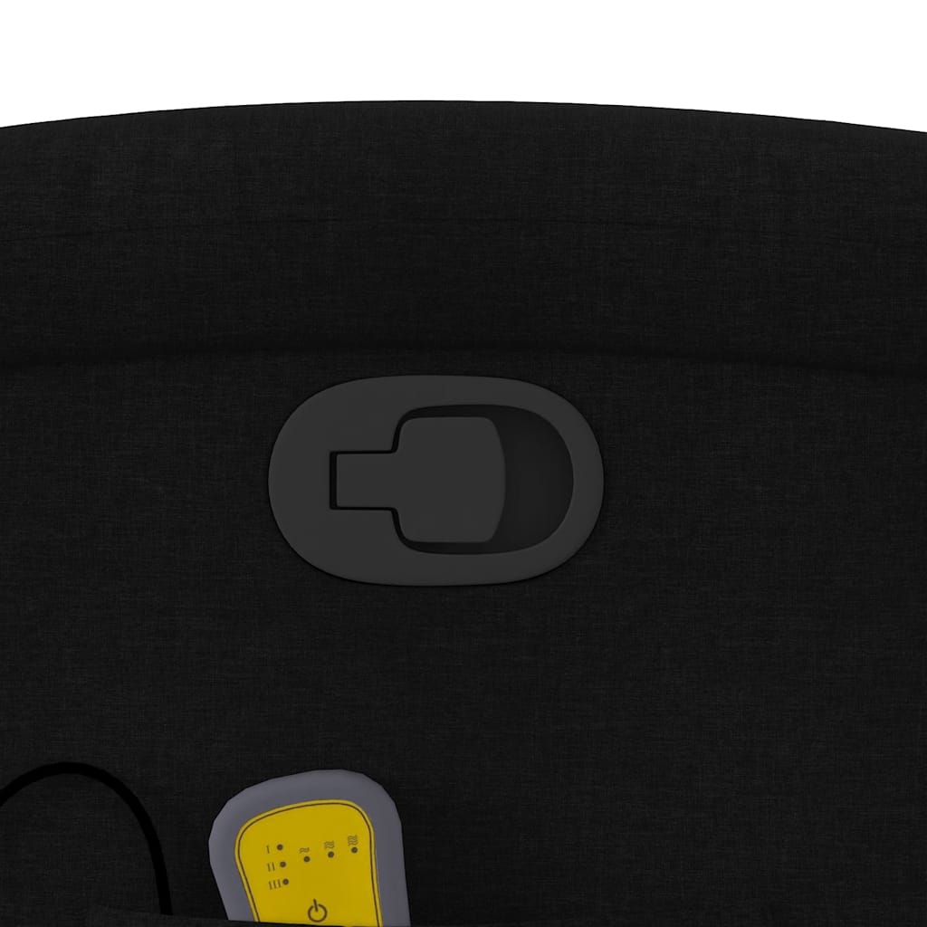 Fotel podnoszony z tkaniną masującą - czarny, 1, funkcja ręcznego odchylania, tak - number 12.