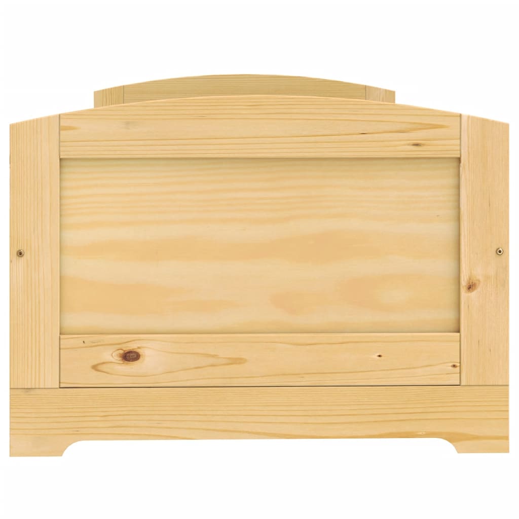 Válenda s pěti zásuvkami irun 90x200 cm masiv borovice - hnědá - number 6.