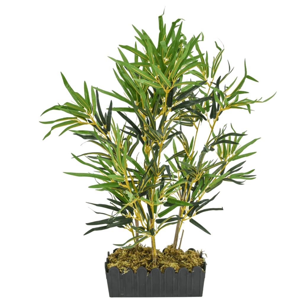 Artificial bamboo tree 368 leaves 80 cm green - 30 x 14 x 80 cm, 1 - number 2.