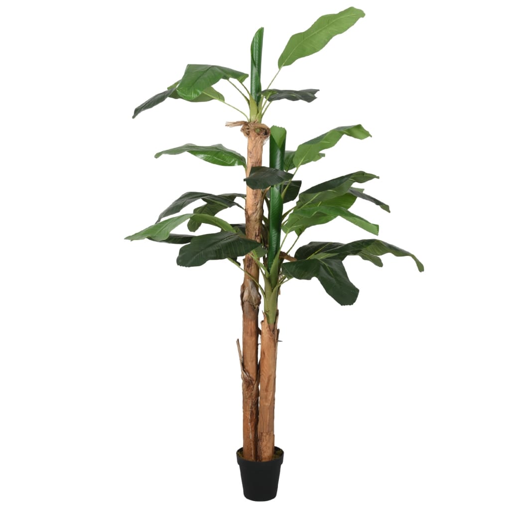 Artificial banana tree 18 leaves green - 150 cm, 1 - number 1.