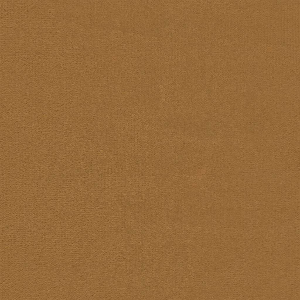 3 -person sofa velvet - brown, 180 cm - number 8.