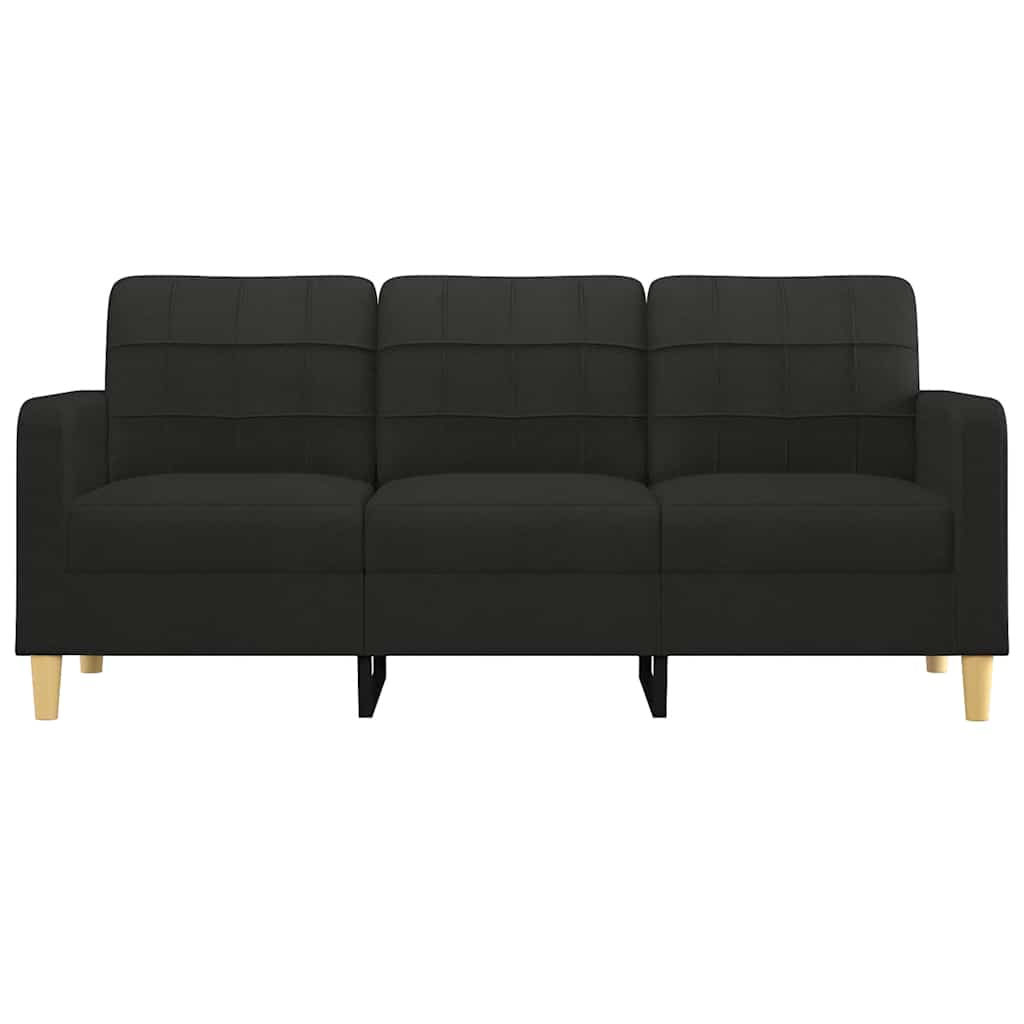 3-seters sofa 180 cm stoff - sort, 198 cm - number 3.