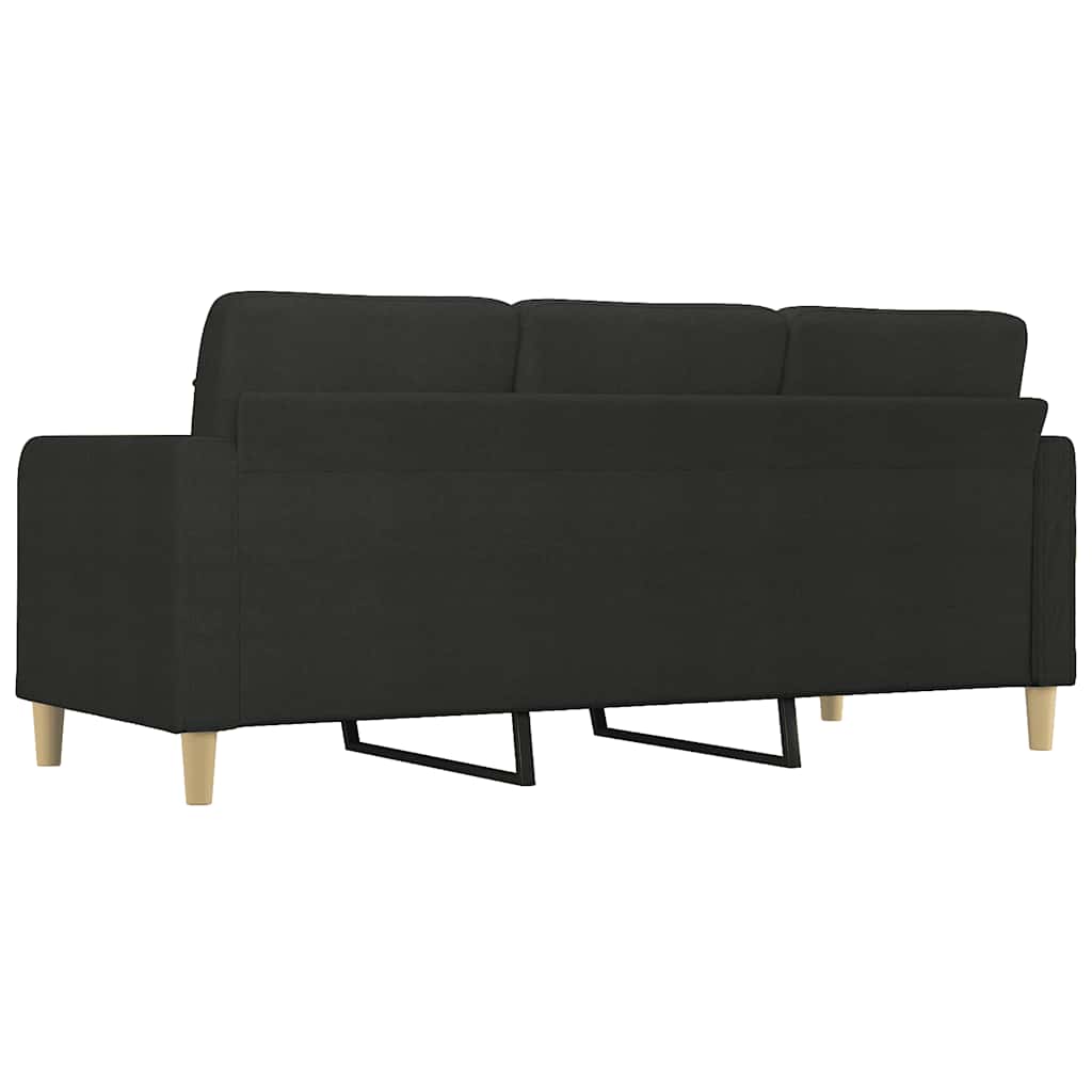 3-seters sofa 180 cm stoff - sort, 198 cm - number 5.