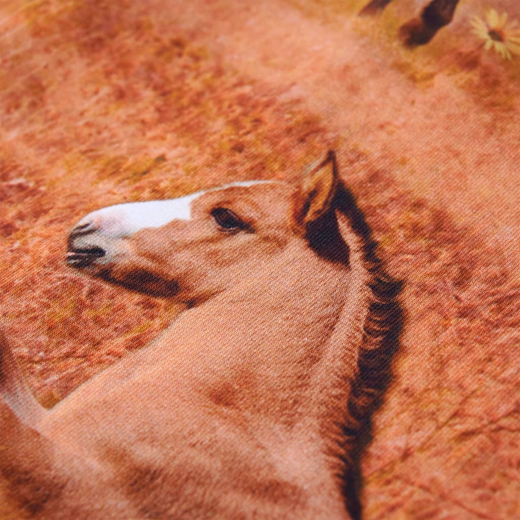 Robe à manches longues pour enfant taille 92 - couleur cognac, 116 (5-6 ans) - number 4.
