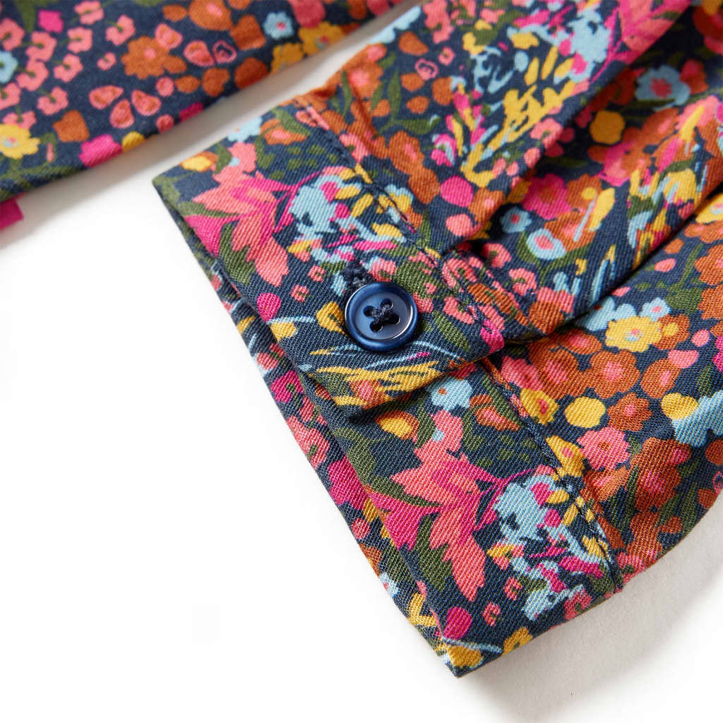 Robe à manches longues pour enfant taille 92 multicolore - 92 (1 5-2 ans) - number 5.