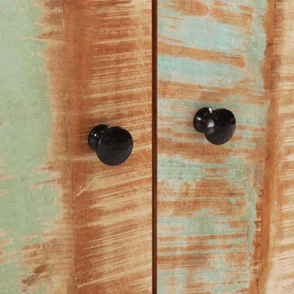 Badeværelsesmøbelsæt 2 dele massivt genbrugstræ - number 9.