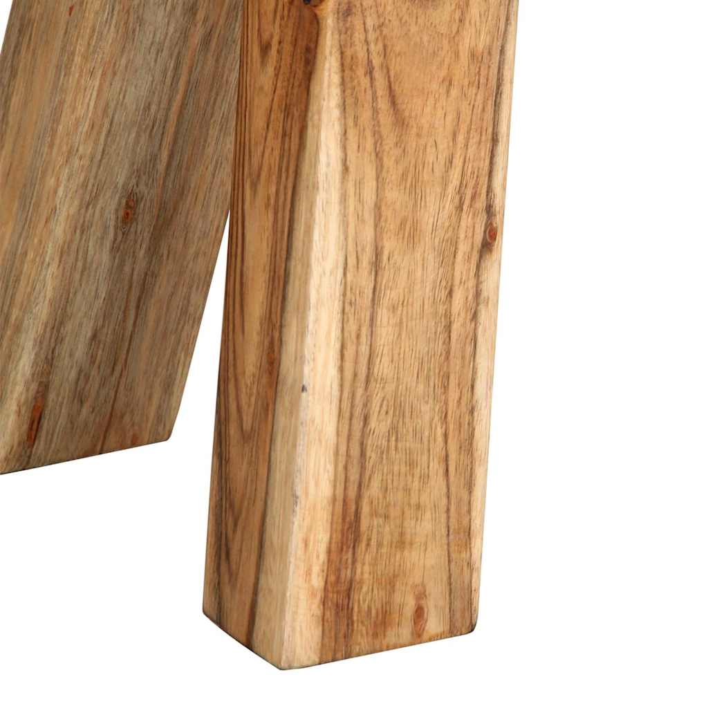 Gymnastikbuk 160 cm ægte skind og kanvas brun - number 8.