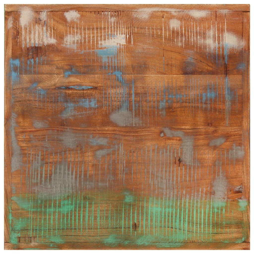 Barbord massivt gjenvunnet tre og jern - 55 x 55 x 107 cm, 1 - number 4.