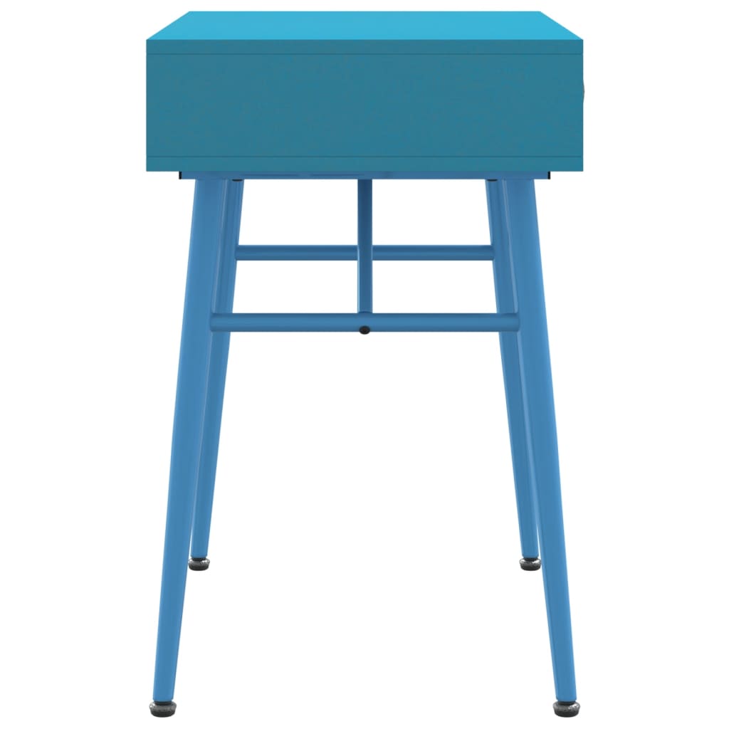 Biurko komputerowe z szufladą 90x50x76,5 cm - antyczna zieleń, 90 x 50 x 76,5 cm (dł. x szer. x wys.), 86,5 x 31 x 8 cm (dł. x szer. x wys.) - number 5.