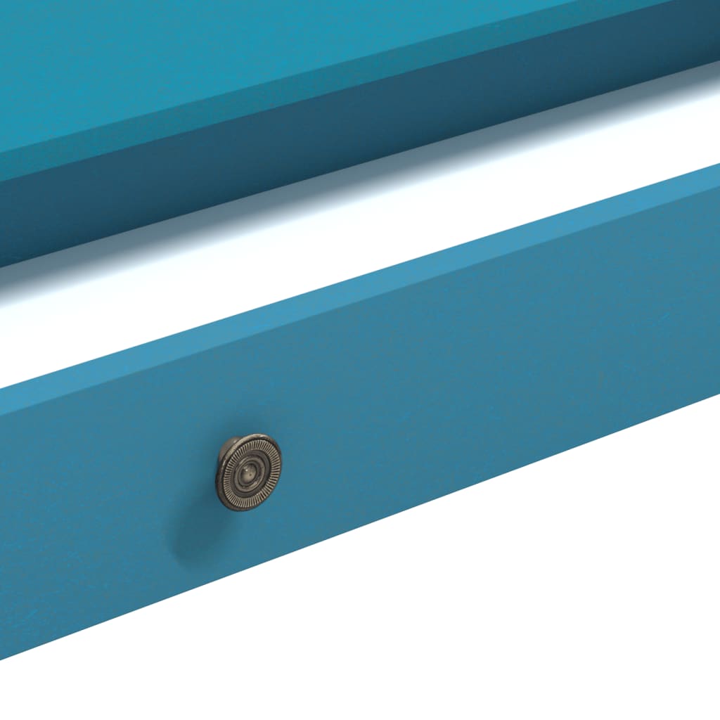 Biurko komputerowe z szufladą 90x50x76,5 cm - antyczna zieleń, 90 x 50 x 76,5 cm (dł. x szer. x wys.), 86,5 x 31 x 8 cm (dł. x szer. x wys.) - number 7.