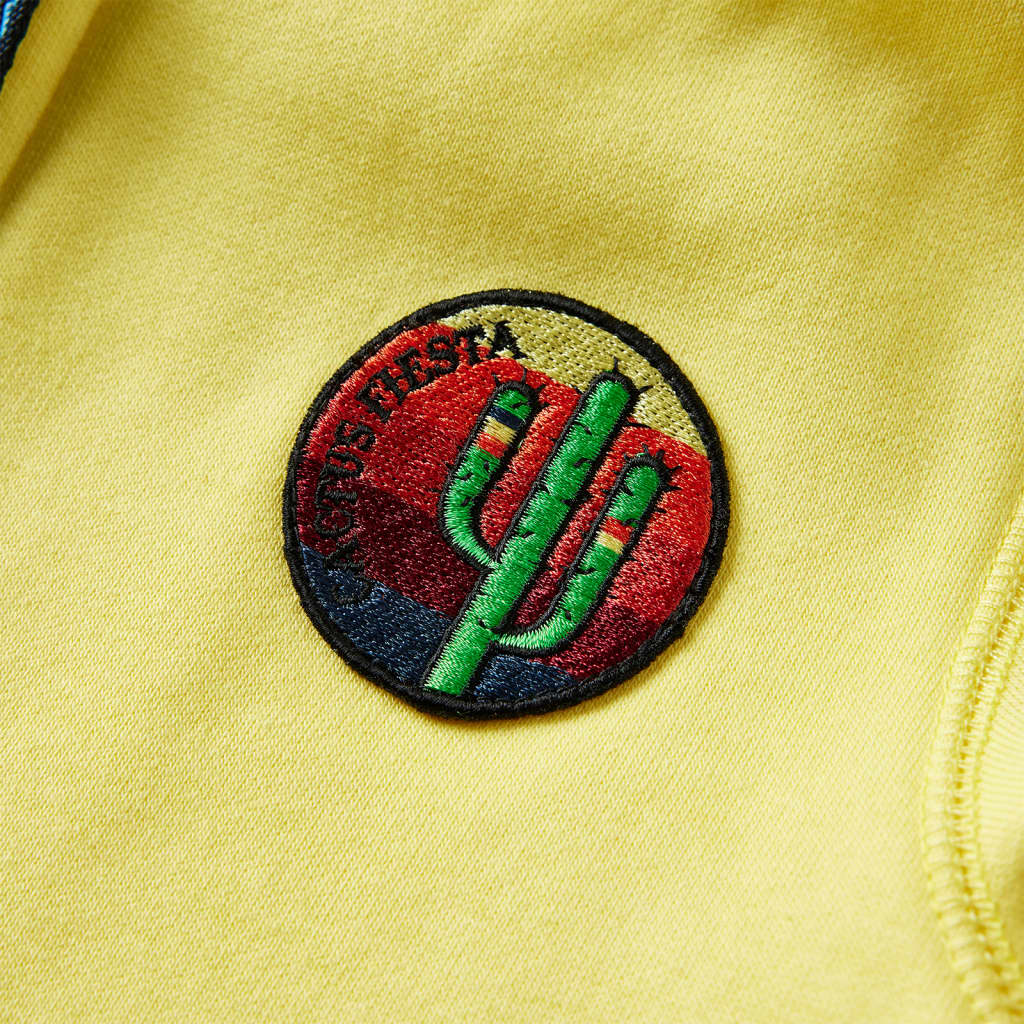 Sweat à capuche pour enfant taille 92 avec zip jaune clair - 92 (1 5-2 ans) - number 4.
