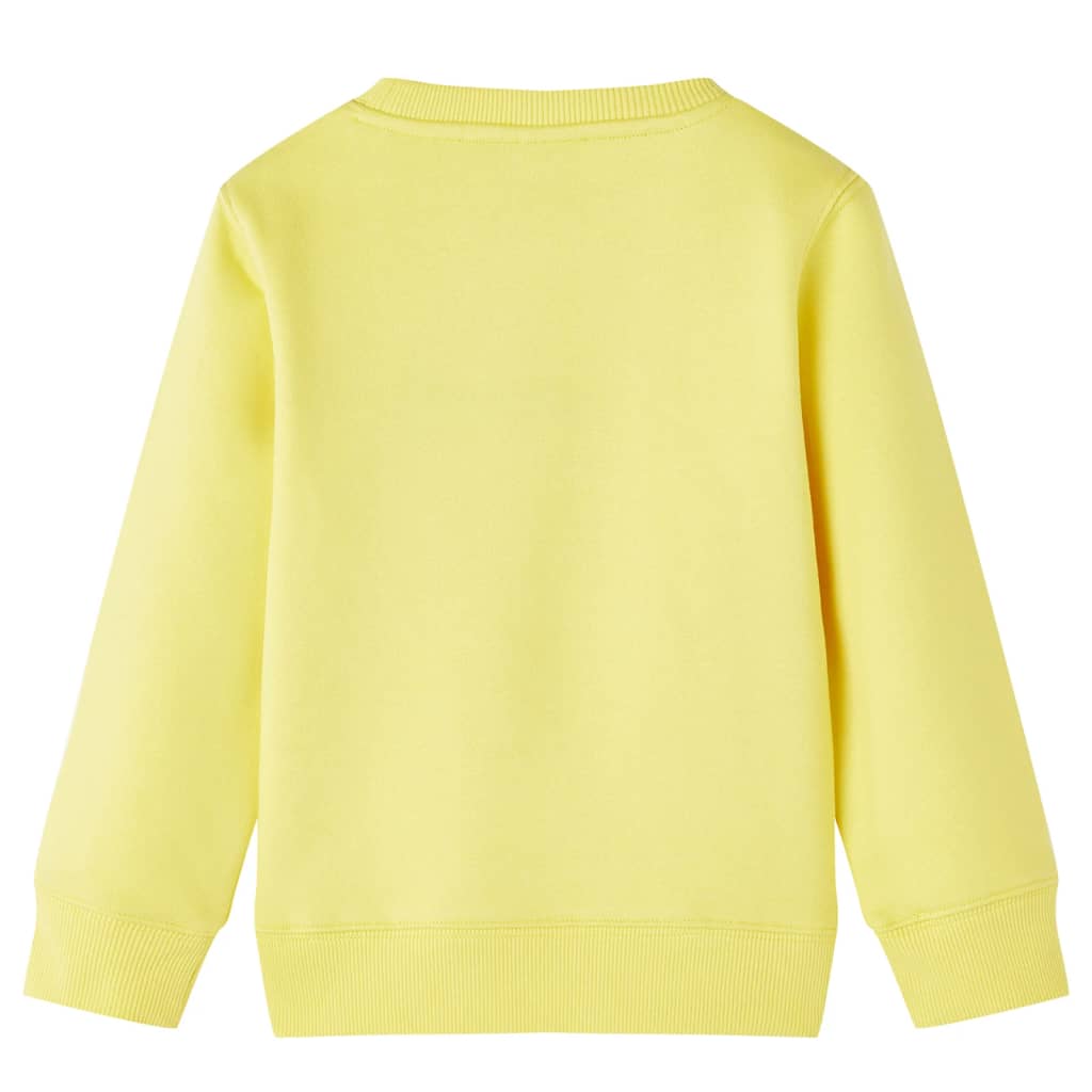 Sweat-shirt pour enfant taille 92 jaune clair - 92 (1 5-2 ans) - number 2.