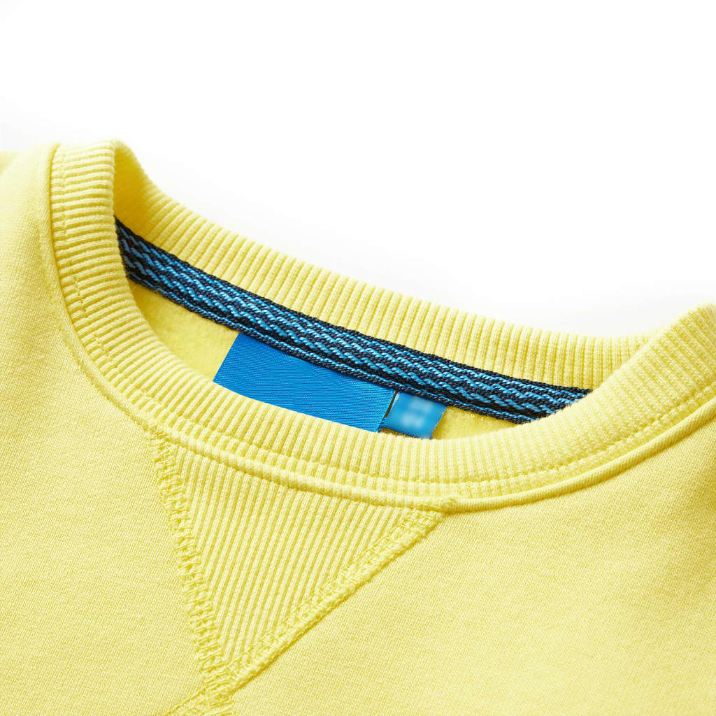 Sweat-shirt pour enfant taille 92 jaune clair - 92 (1 5-2 ans) - number 3.