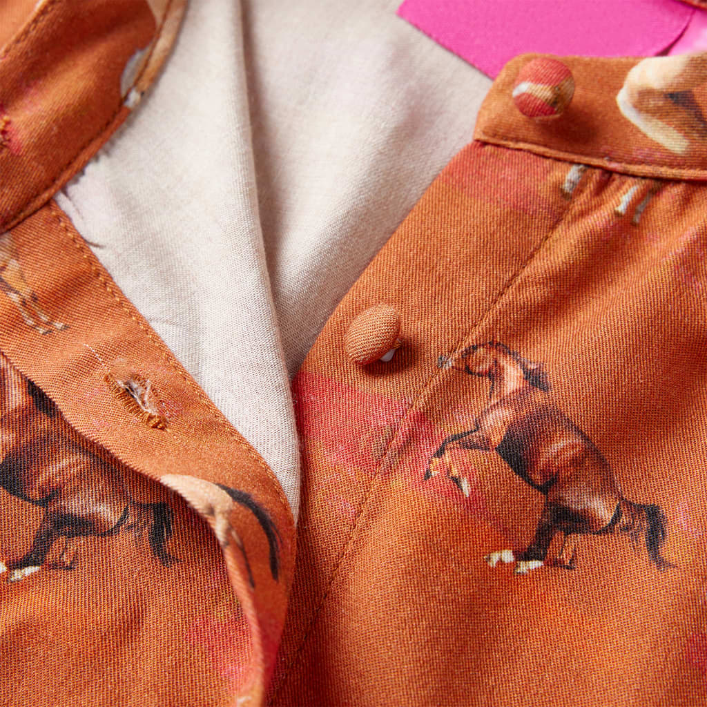 Robe pour enfant taille 92 couleur cognac - 92 (1 5-2 ans) - number 4.