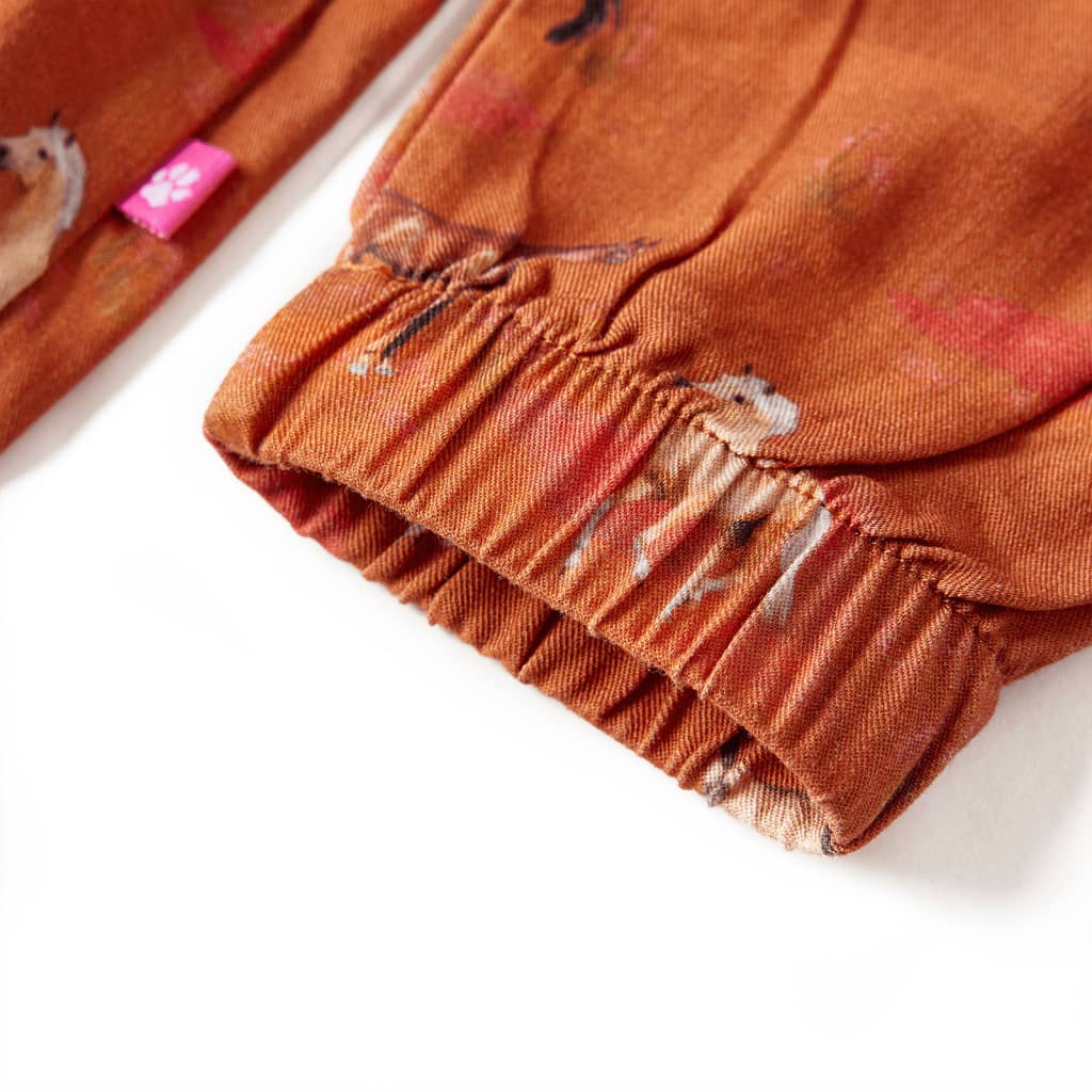 Robe pour enfant taille 92 couleur cognac - 92 (1 5-2 ans) - number 5.