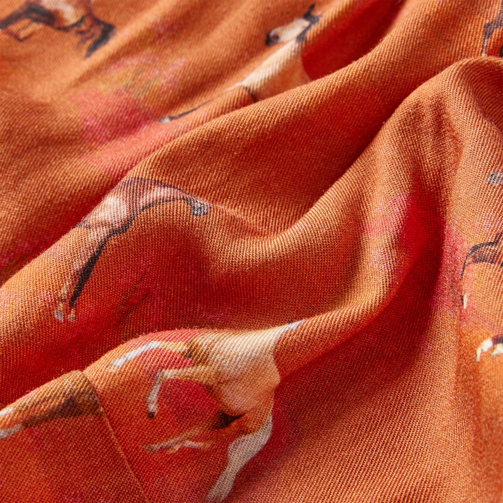 Jupe pour enfant taille 92 couleur cognac - 92 (1 5-2 ans) - number 7.