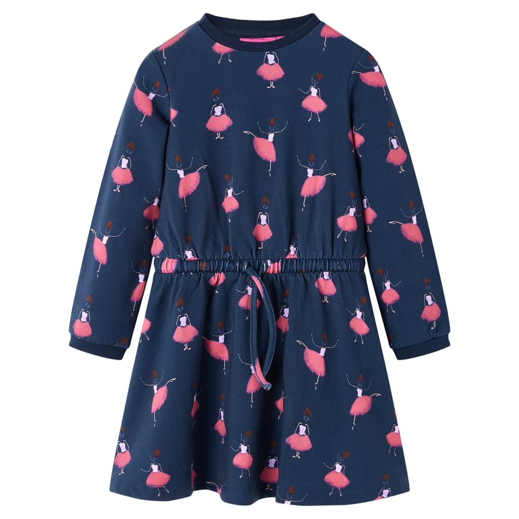 Robe pour enfant taille 92 bleu marine - 92 (1 5-2 ans) - number 1.