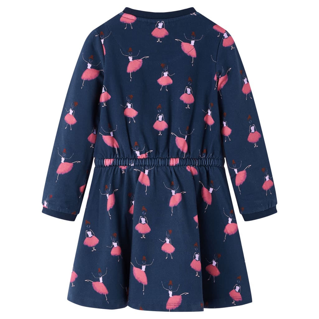 Robe pour enfant taille 92 bleu marine - 92 (1 5-2 ans) - number 2.