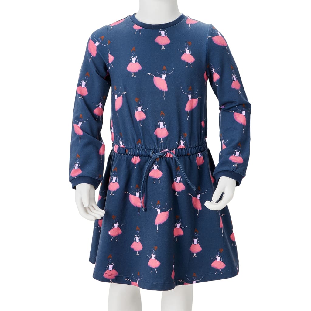 Robe pour enfant taille 92 bleu marine - 92 (1 5-2 ans) - number 9.