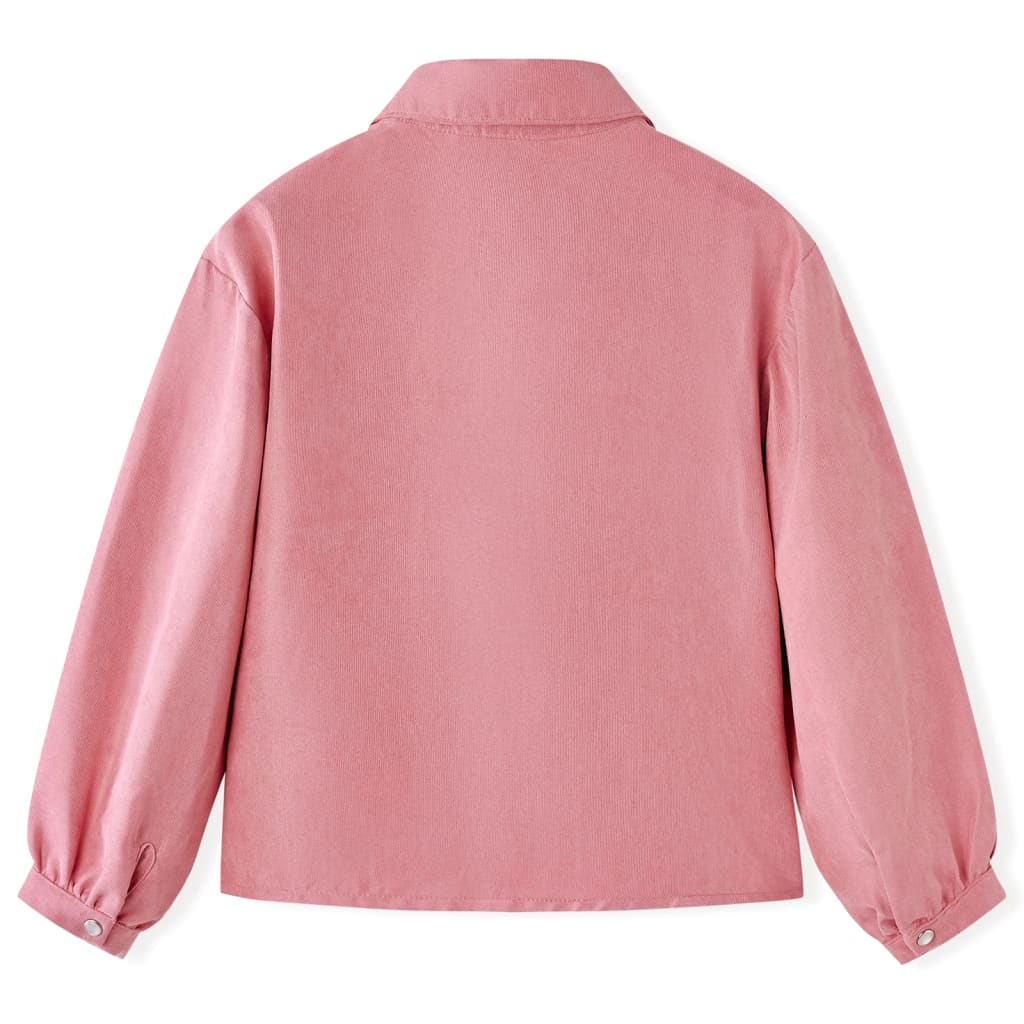 Chemisier pour enfant taille 92 manches lanterne vieux rose - 92 (1 5-2 ans) - number 2.