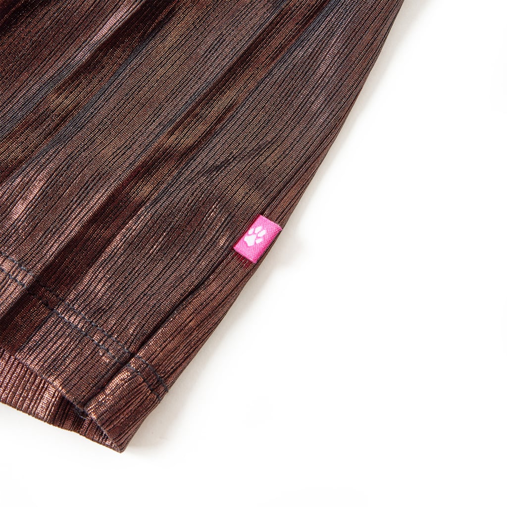 Jupe taille 92 à paillettes cognac - 92 (1 5-2 ans) - number 4.