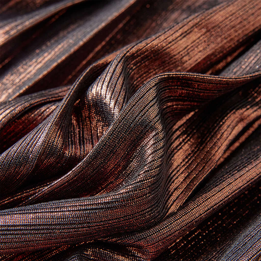 Jupe taille 92 à paillettes cognac - 92 (1 5-2 ans) - number 6.