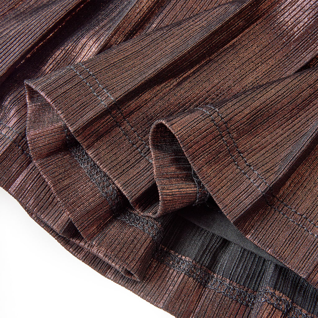 Jupe taille 92 à paillettes cognac - 92 (1 5-2 ans) - number 5.