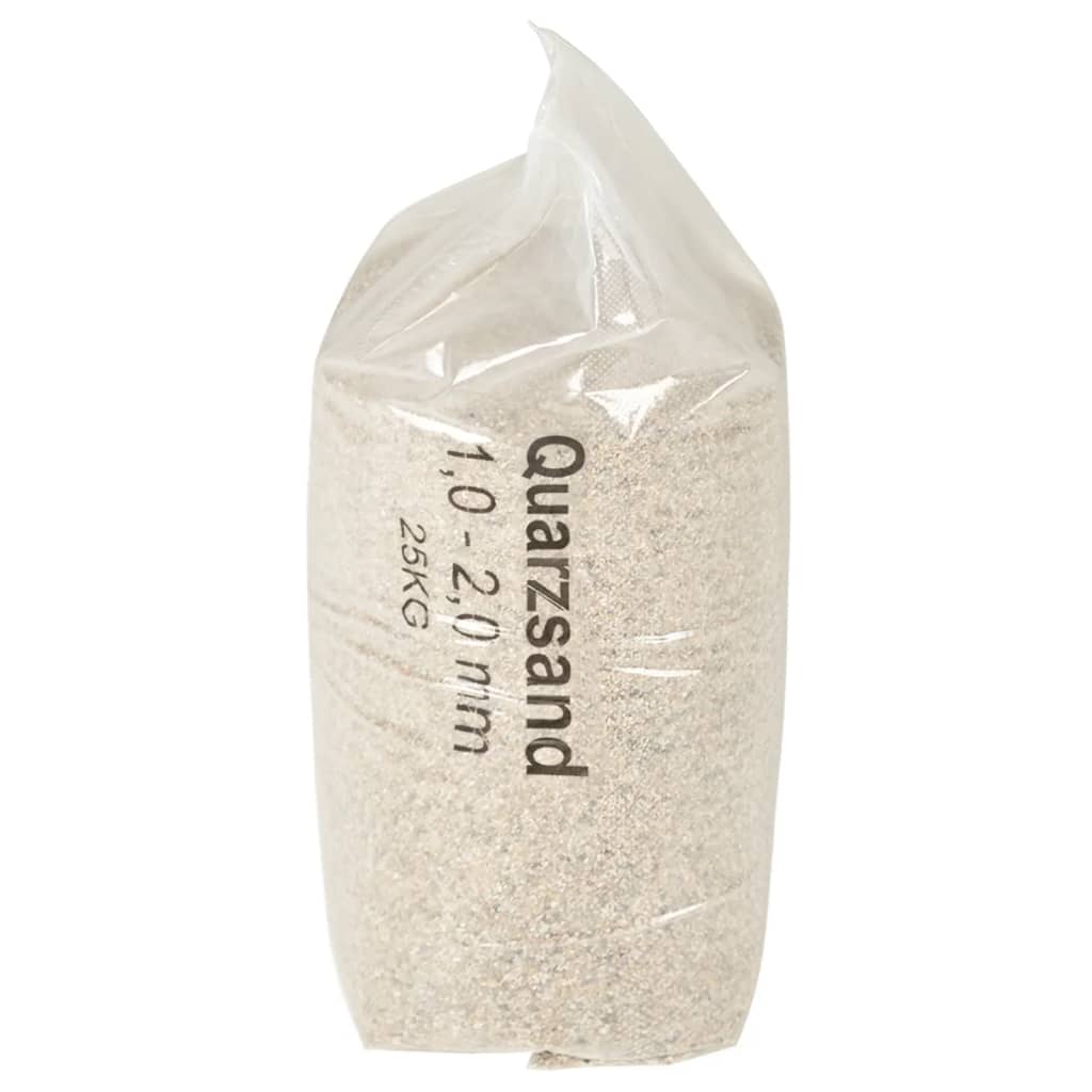 Filtersand 25 kg 1,0-2,0 mm - number 4.